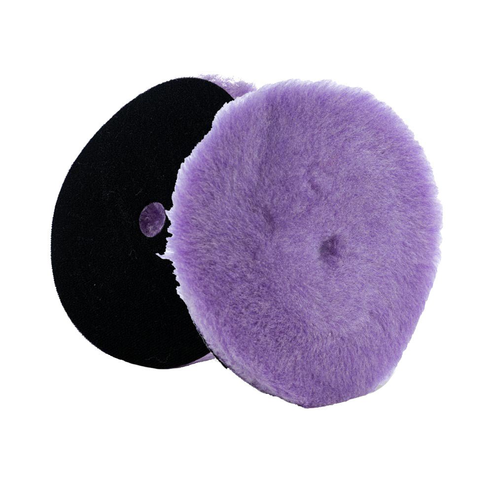 Lake Country Purple Foamed Wool Buffing/Polishing Pad w/Center Hole 7.5" x 1" [58 - 4275 - LC] - Houseboatparts.com