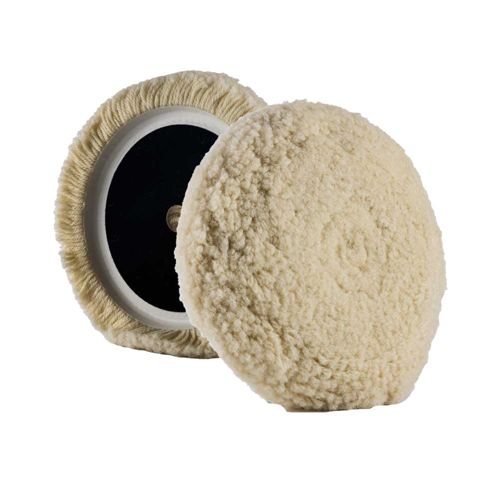 Lake Country Curved Edge 100% Steamed Twisted Wool Pad 7.5" x 1.5" [10 - 040 - LC] - Houseboatparts.com