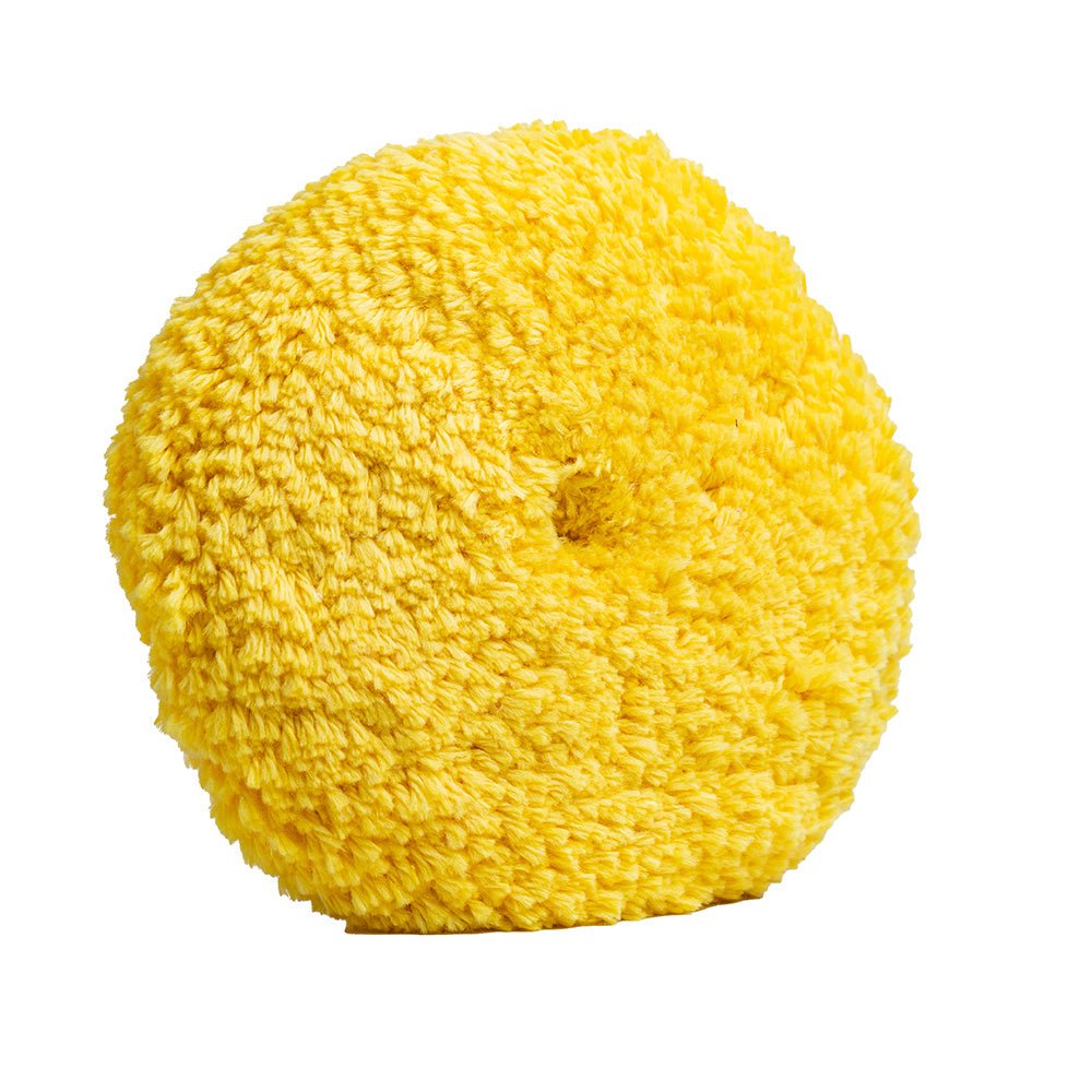 Lake Country Yellow Twisted Acrylic Wool Pad 8" x 1.5" Quick Disconnect [35 - 555 - QD - LC] - Houseboatparts.com