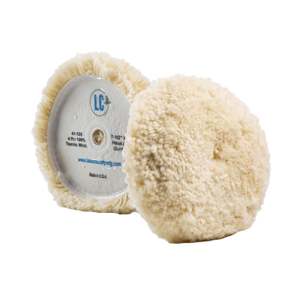 Lake Country Curved Edge 100% Unsteamed Twisted Wool Pag 7.5" x 1.5" [41 - 125 - LC] - Houseboatparts.com