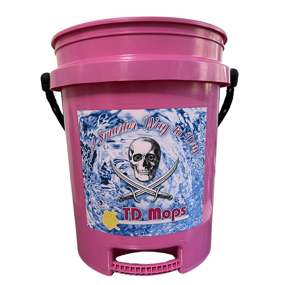 TD Mop TD Grip Bucket - Pink - 5 Gallon [PINKGRIP] - Houseboatparts.com
