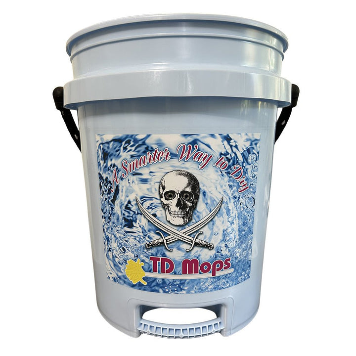 TD Mop TD Grip Bucket - Light Blue - 5 Gallon [BLUEGRIP] - Houseboatparts.com