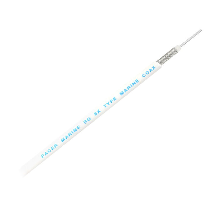 Pacer RG8X Coax Cable - White - 150' [MRG8XW - 150] - Houseboatparts.com