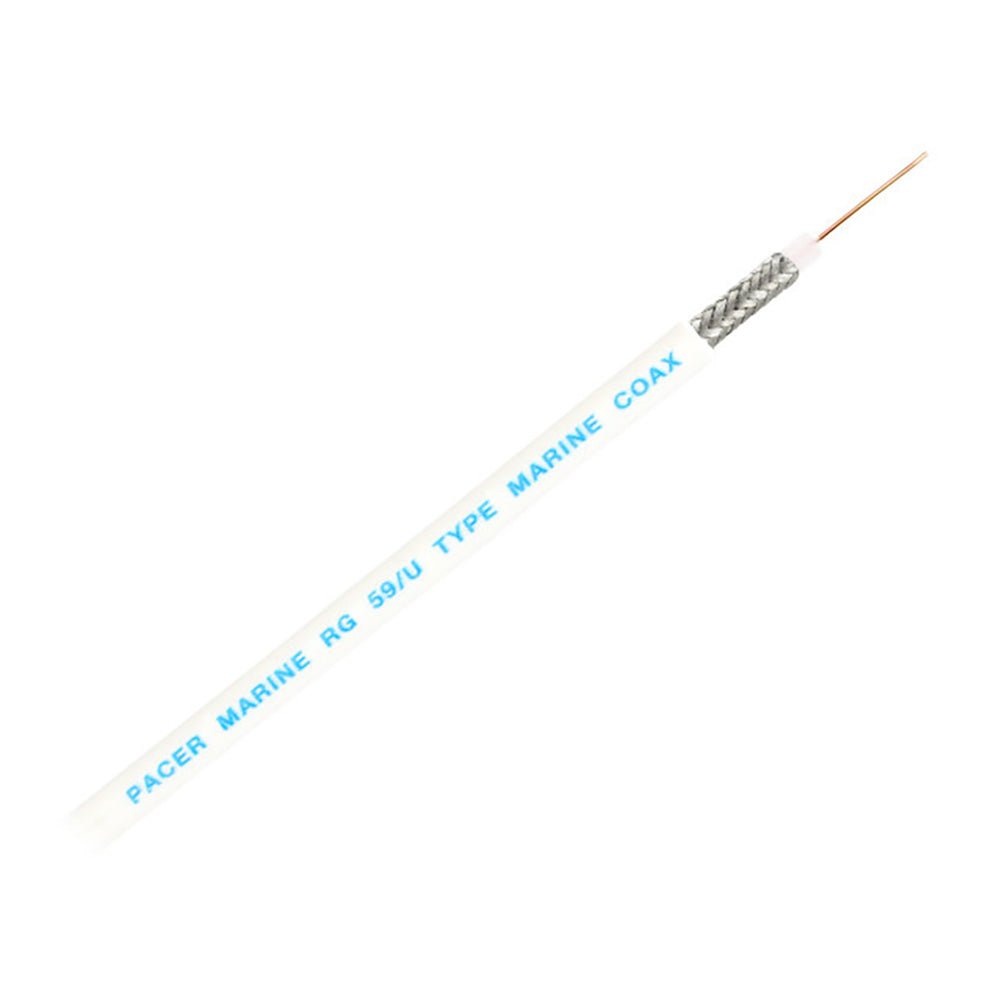 Pacer RG59UW Coax Cable - White - 150' [MRG59UW - 150] - Houseboatparts.com