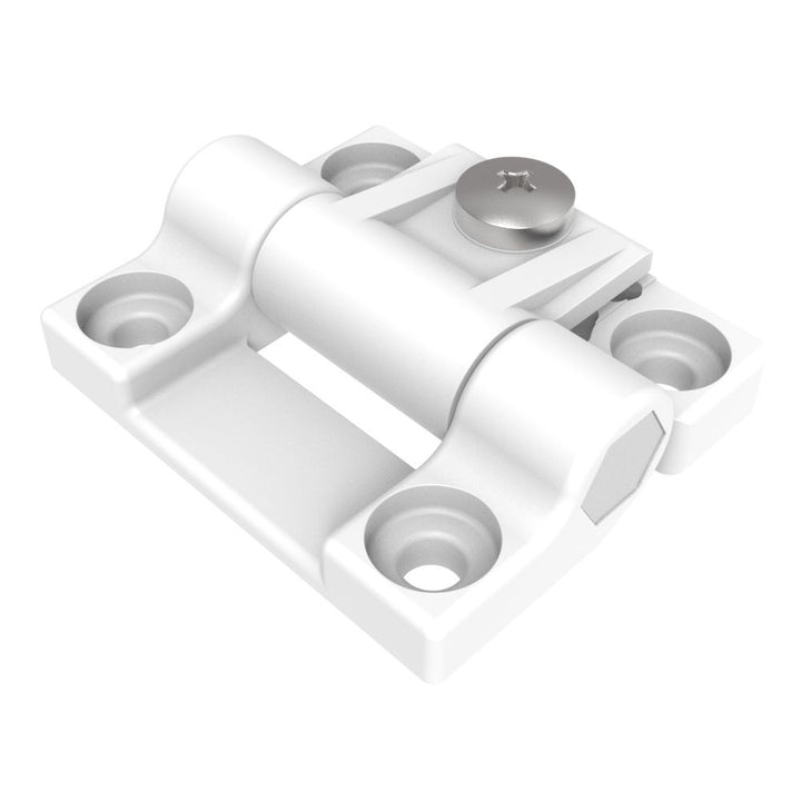 Southco Adjustable Torque Hinge, Symmetric, Medium Size, Acetal Copolymer, Natural, White [E6 - 10 - 301 - 10] - Houseboatparts.com