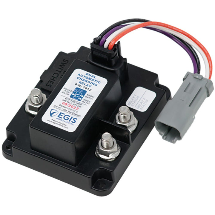Egis Triple Battery Advanced Automatic Charging Relay (ACR) - 12V [7612] - Houseboatparts.com