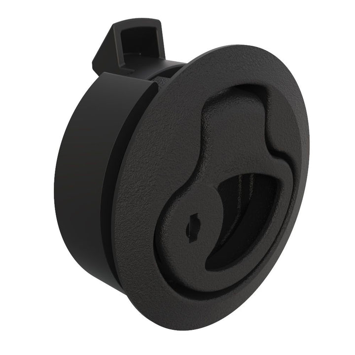 Southco Push - to - Close Latch, Medium Size, Key Locking, 2 - 7mm Grip, Plastic, Natural - Black [M1 - 41] - Houseboatparts.com