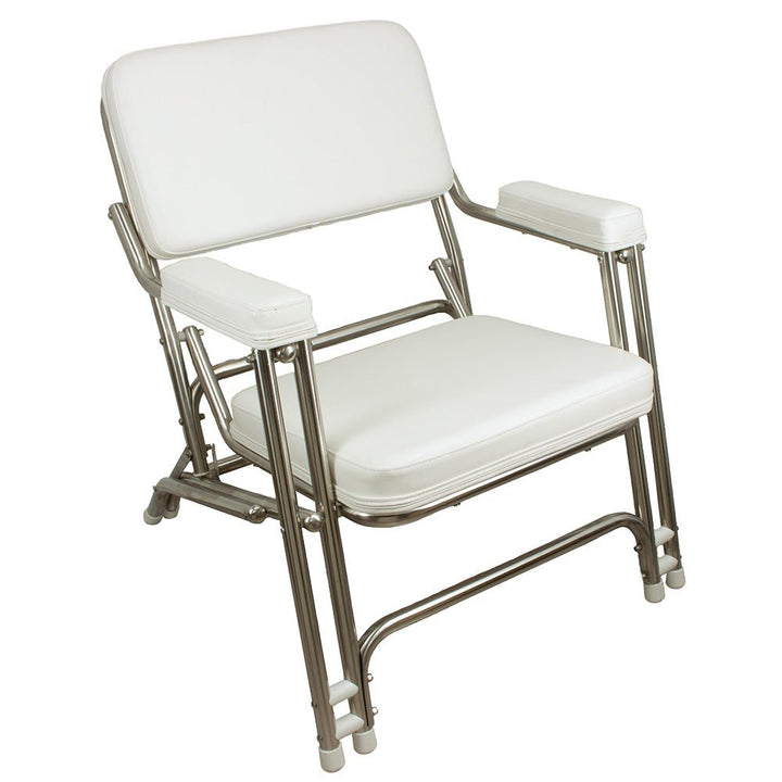 Springfield Classic Folding Deck Chair [1080021 - SS] - Houseboatparts.com
