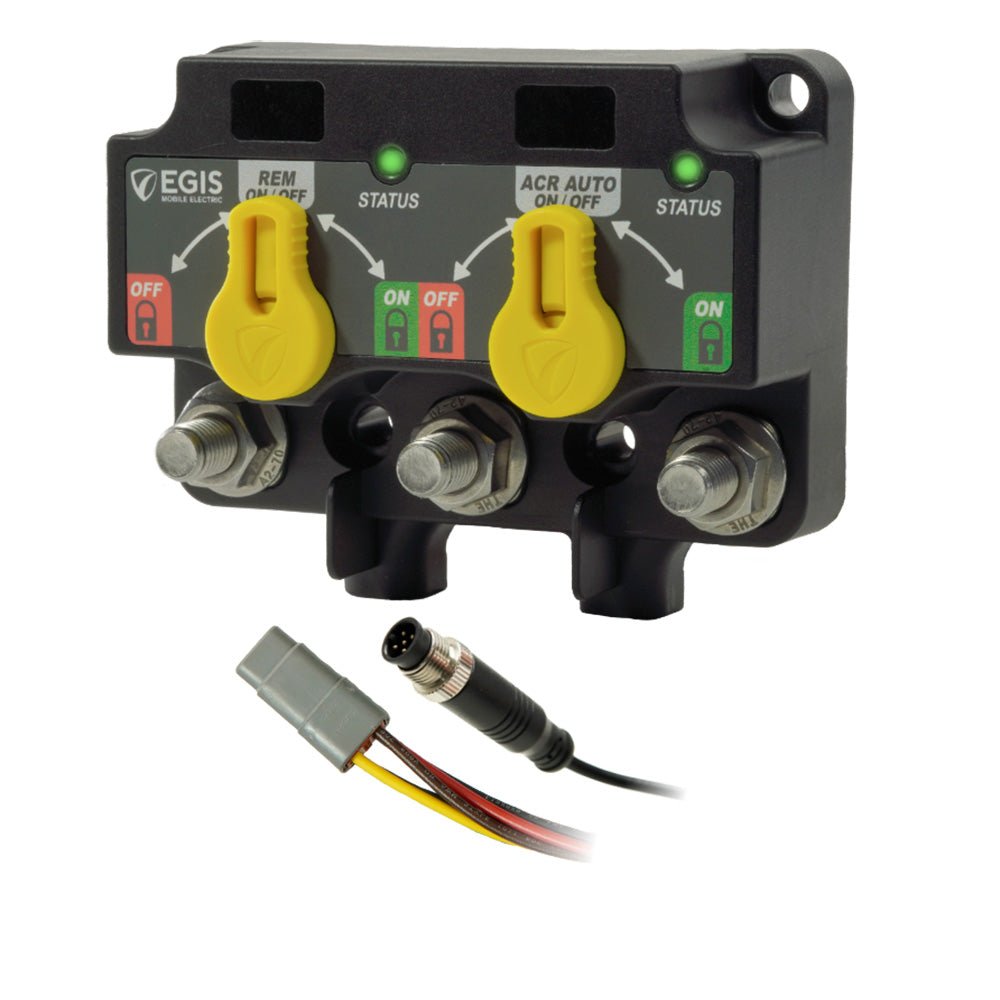 Egis XD NMEA 2000 Dual Relay/VSR w/Knobs 8-Pin DT Connector [9821-8530] - Houseboatparts.com