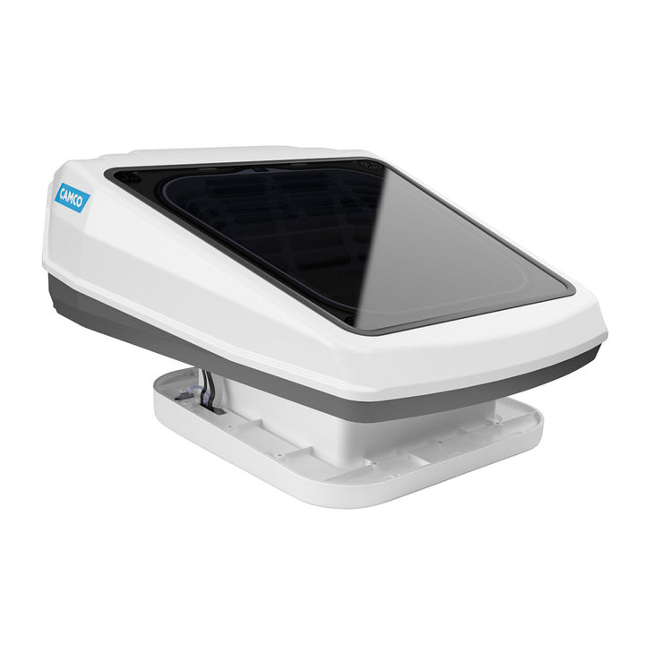 Camco Powered Roof Vent w/Skylight - White [40460] - Houseboatparts.com