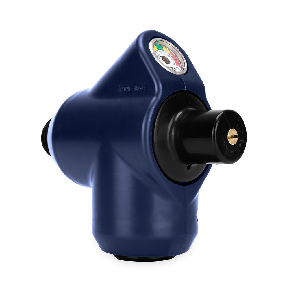 Camco 90 Degree Adjustable Water Pressure Regulator w/Gauge [40065] - Houseboatparts.com