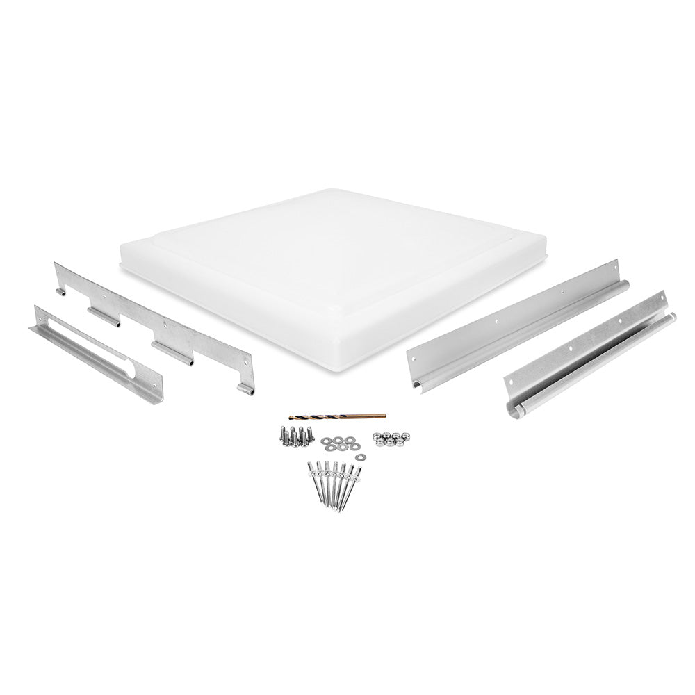 Camco Universal RV Roof Vent Replacement Kit - Fits Standard 14" x 14" Vent Openings [40195] - Houseboatparts.com