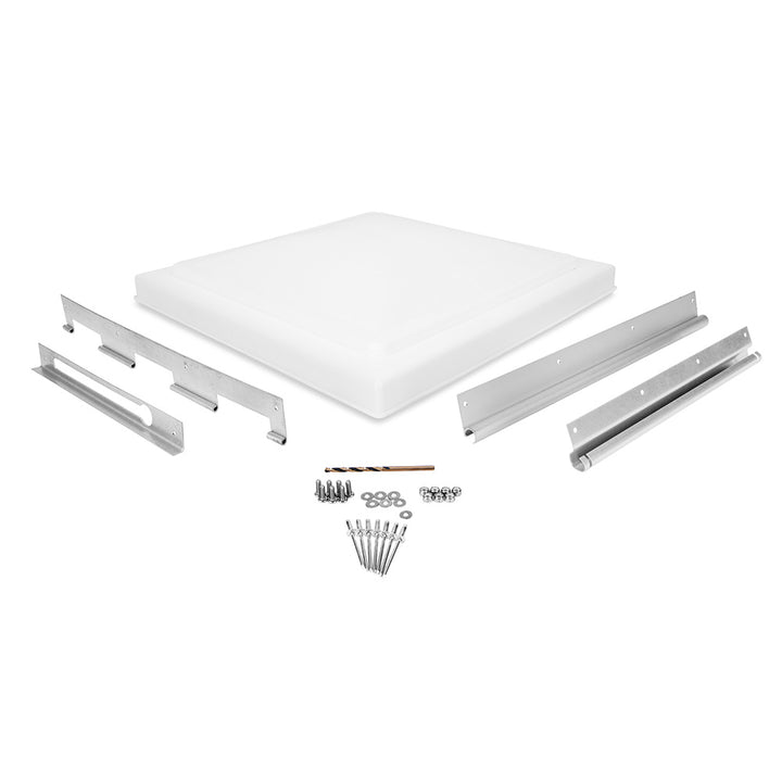 Camco Universal RV Roof Vent Replacement Kit - Fits Standard 14" x 14" Vent Openings [40195] - Houseboatparts.com