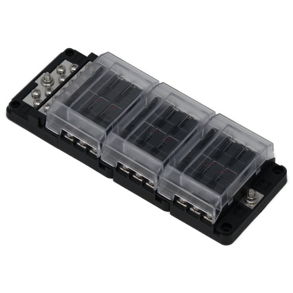 Egis RT Fuse Block 18 Position w/Ground LED Indication [8031] - Houseboatparts.com