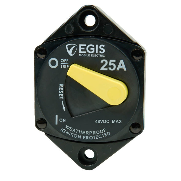 Egis 25A Circuit Breaker - 87 Series - Panel Mount [4707-025] - Houseboatparts.com