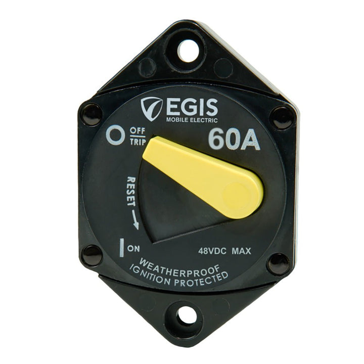 Egis 60A Circuit Breaker - 87 Series - Panel Mount [4707-060] - Houseboatparts.com