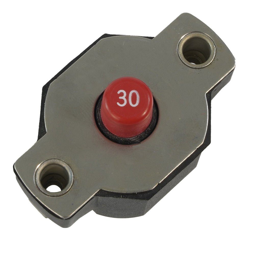 Egis 30A Push Button Circuit Breaker - Reset Only [4712-30] - Houseboatparts.com