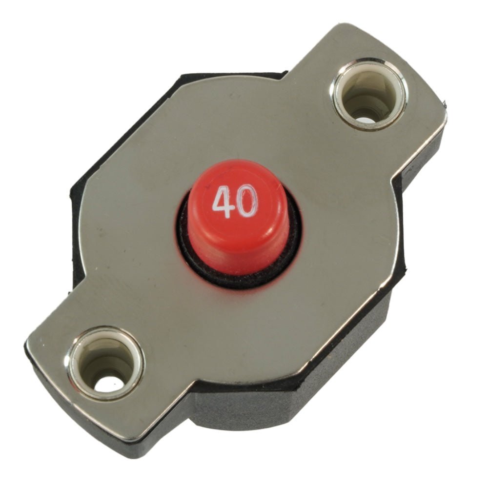 Egis 40A Push Button Circuit Breaker - Reset Only [4712-40] - Houseboatparts.com