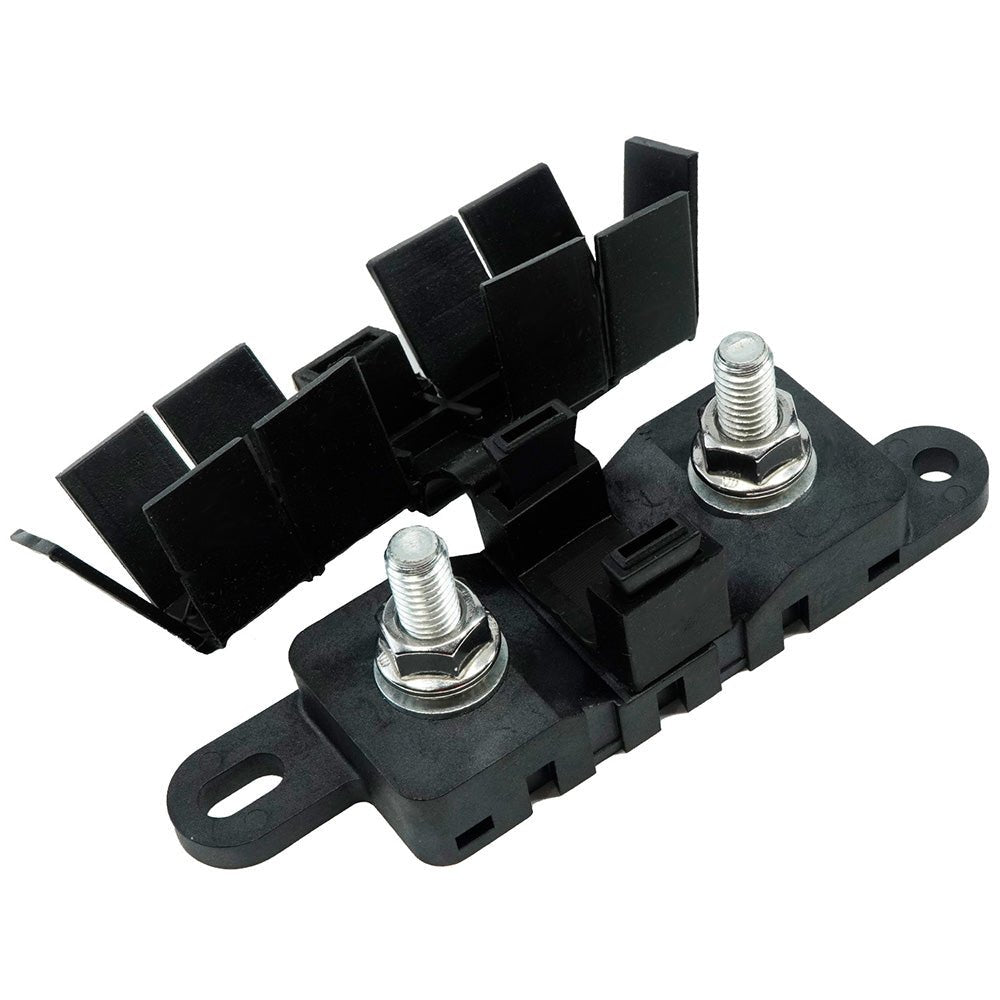Egis Mega Fuse Block M8 Stainless Self-Locking Hardware w/Black Cover [3820] - Houseboatparts.com