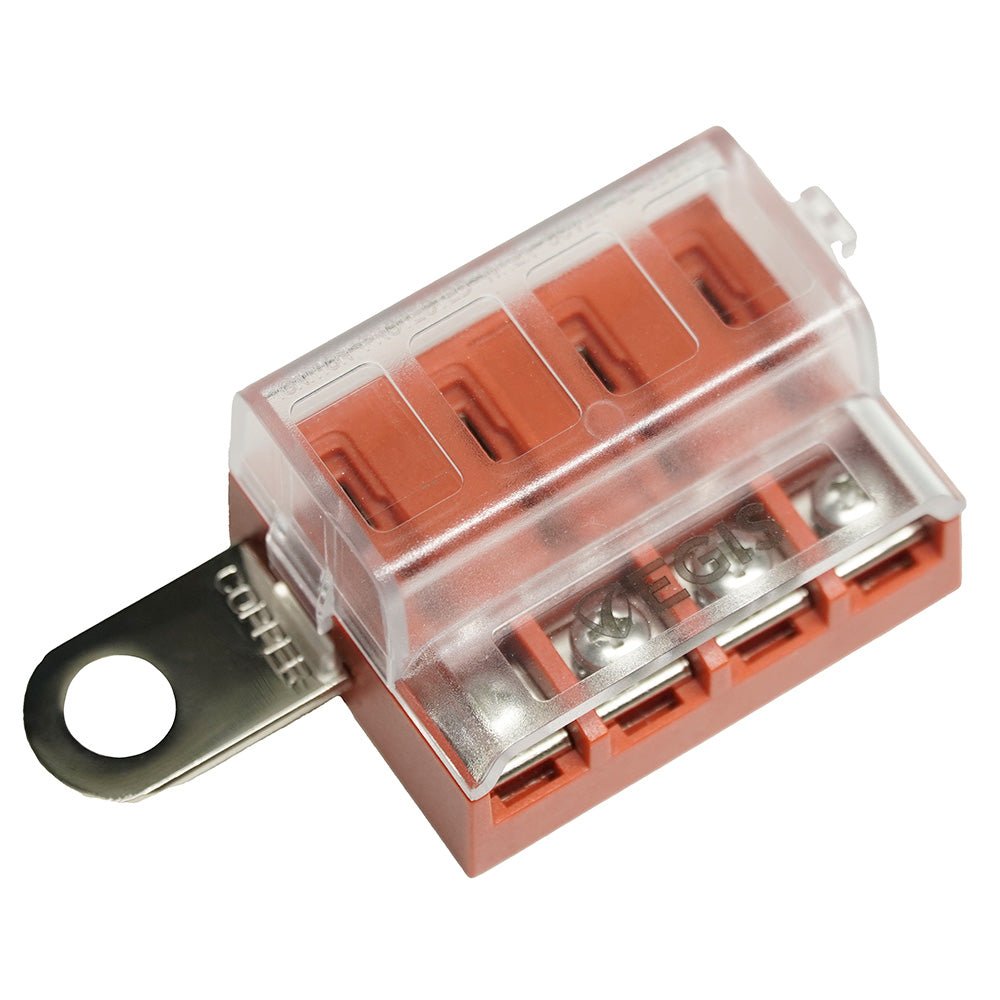 Egis RT Battery Terminal Mount Fuse Block 4 Circuit [8023] - Houseboatparts.com