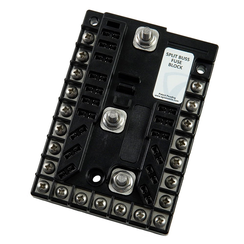 Egis Split Buss Fuse Block 13 Circuit + Ground 200A [8033] - Houseboatparts.com