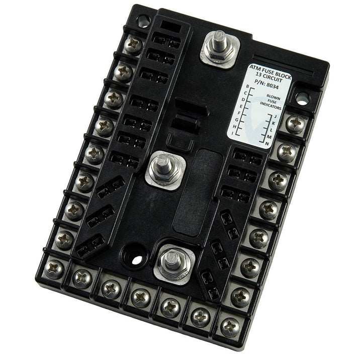 Egis Fuse Block 13 Circuit + Ground 200A PDM-14 [8034] - Houseboatparts.com