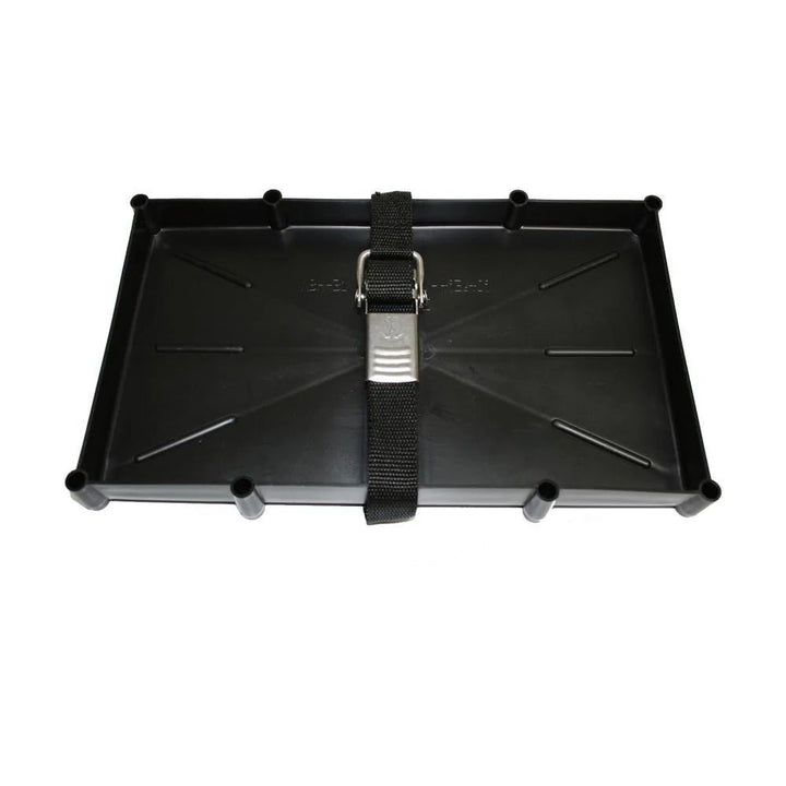 T-H Marine 31 Series Battery Holder Tray w/Stainless Buckled Strap [NBH-31-SSC-DP] - Houseboatparts.com