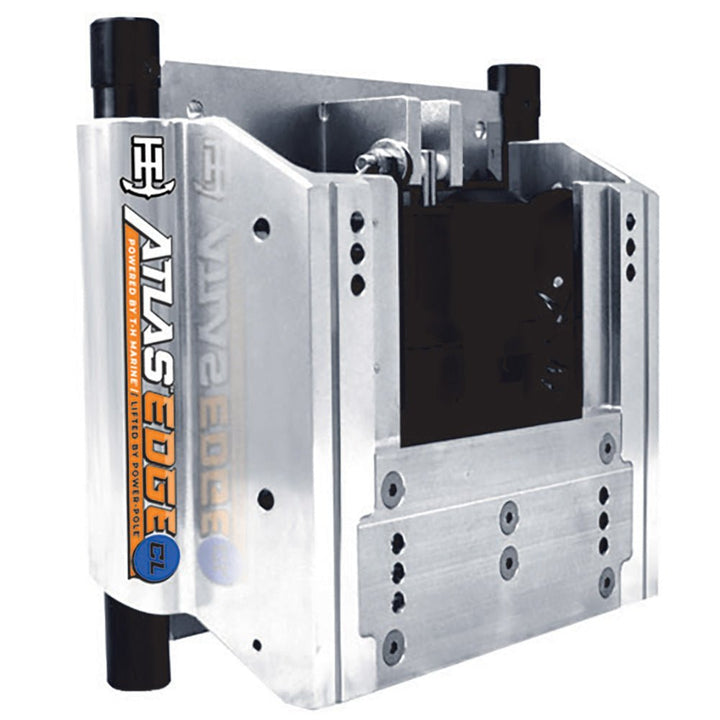 T-H Marine ATLAS EDGE 12" Set Back Hydraulic Jack Plate - Classic - Silver [AHJE-12V-DP] - Houseboatparts.com