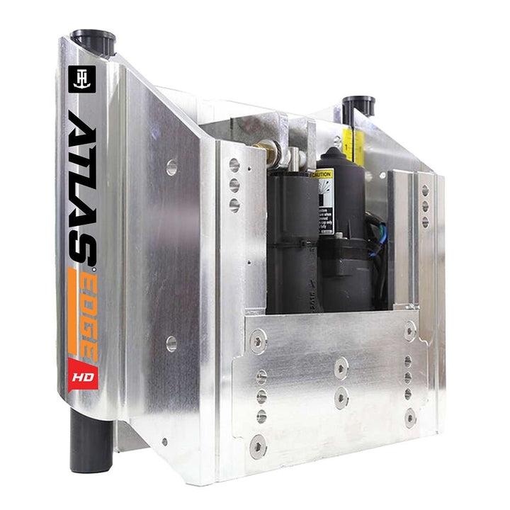 T-H Marine ATLAS EDGE 6" Set Back Hydraulic Jack Plate - Heavy Duty - Silver [AHJE-6VHD-DP] - Houseboatparts.com