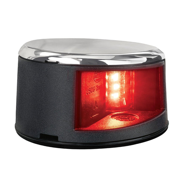 Hella Marine NaviLED Gen II Port Deck Mount Navigation Lamp - Stainless Steel [017910011] - Houseboatparts.com