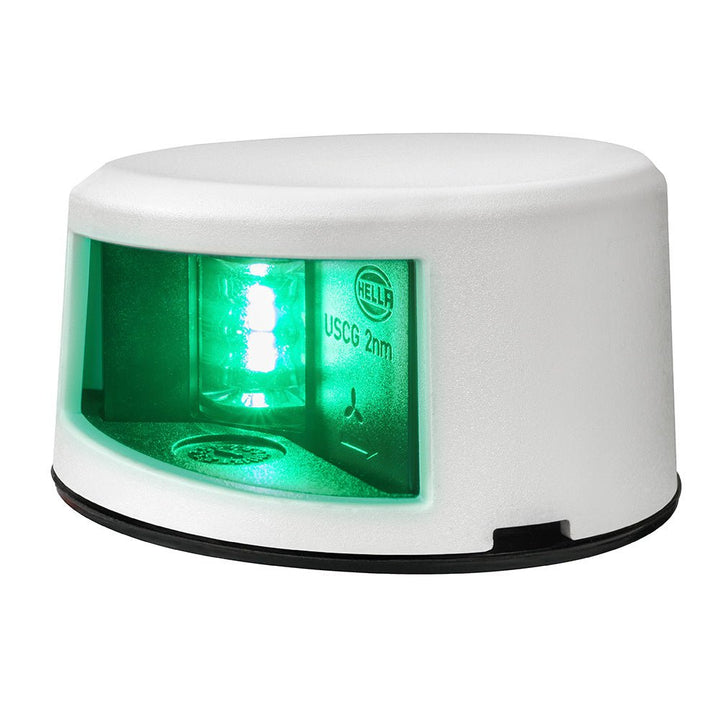 Hella Marine NaviLED Gen II Starboard Deck Mount Navigation Lamp - White [017910401] - Houseboatparts.com