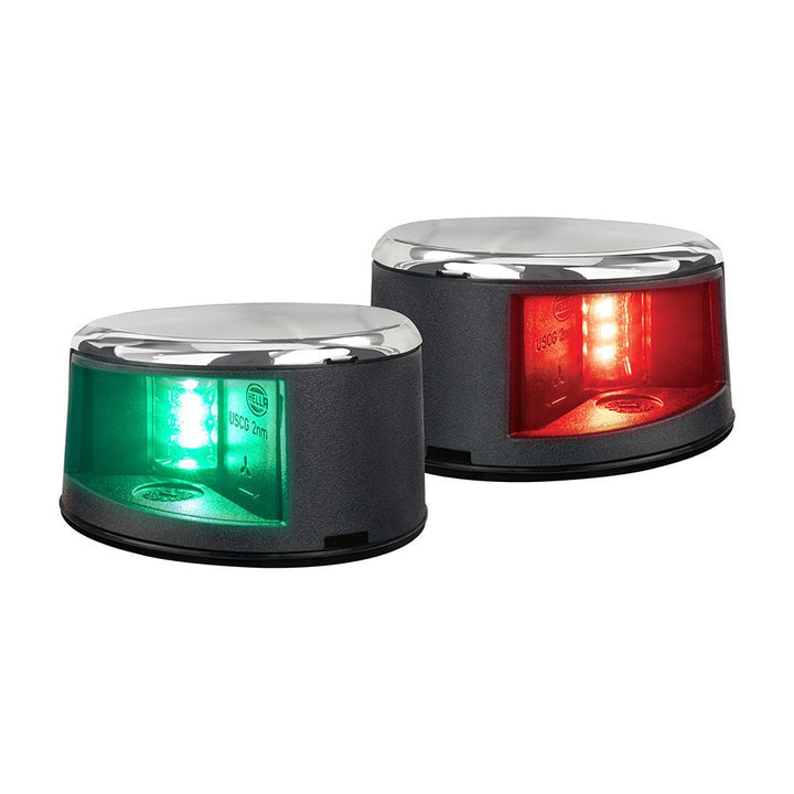 Hella Marine NaviLED Gen II Port/Starboard Deck Mount Navigation Lamps - Stainless Steel [017910821] - Houseboatparts.com