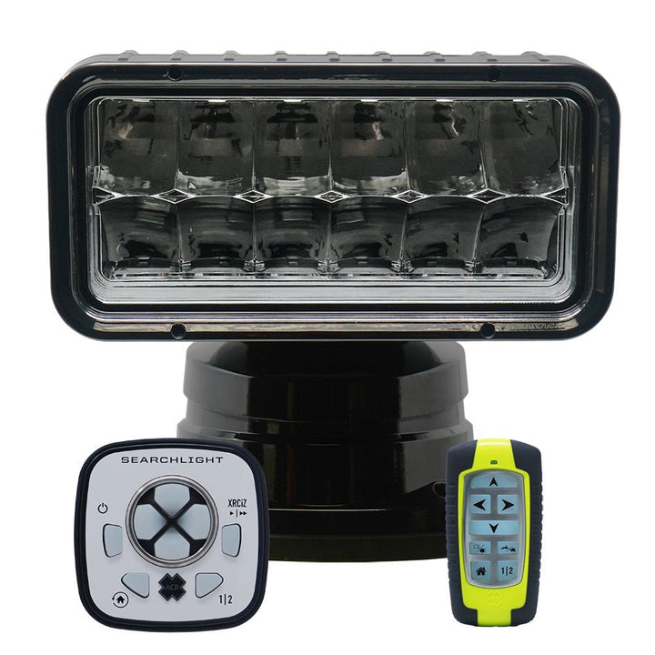 ACR RCL-200 Black Wireless LED Searchlight w/URP-103 Wired Point Pad URH-103 Wireless Handheld Remote [1966] - Houseboatparts.com