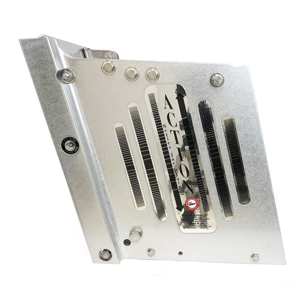 Bob's Machine 2" Setback Action Series Hydraulic Jack Plate - Silver [100-112112-NOPC-NOSPN-NG] - Houseboatparts.com