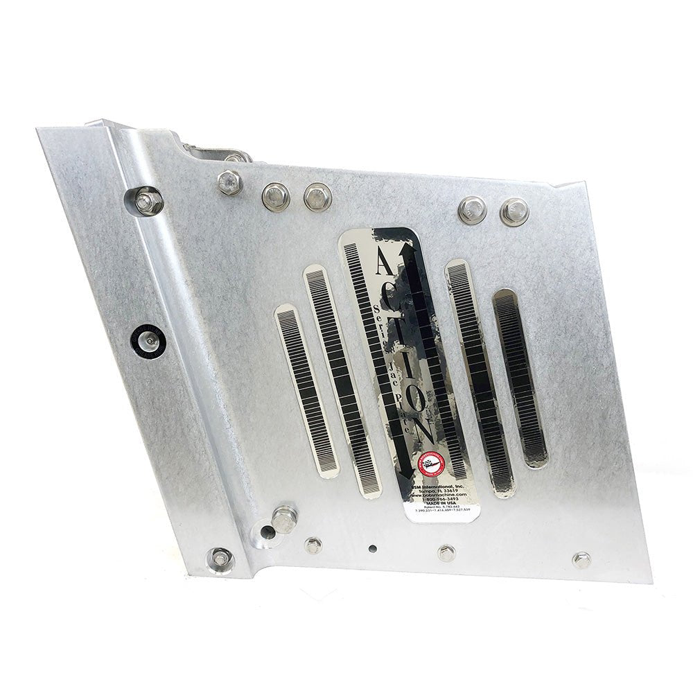 Bob's Machine 14" Setback Action Series Hydraulic Jack Plate - Silver [100-114001-NOPC-NOSPN-NG] - Houseboatparts.com