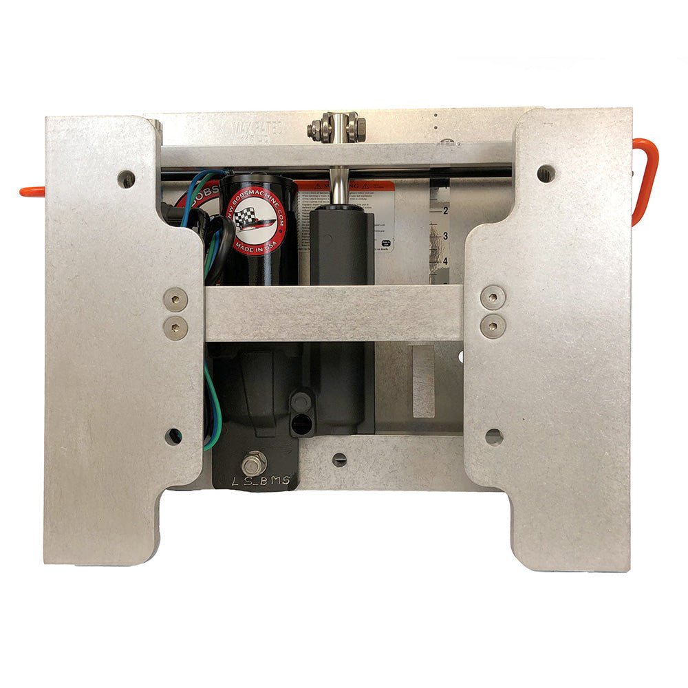 Bob's Machine 6 Hydraulic Action Series Kick-Back Jac - Silver [100-105100-NOPC] - Houseboatparts.com