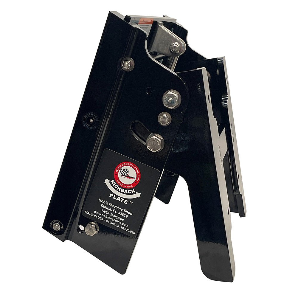 Bob's Machine 6 Hydraulic Action Series Kick-Back Jac - Powder Coated Gloss Black [100-105100P-PCGB] - Houseboatparts.com