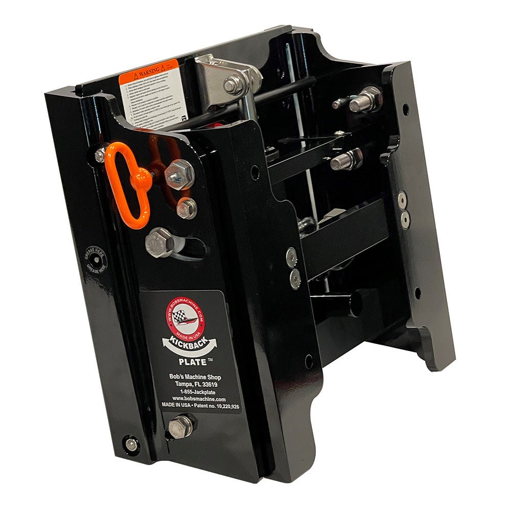 Bob's Machine 6 Hydraulic Action Series Kick-Back Jac - Powder Coated Gloss Black [100-105100P-PCGB] - Houseboatparts.com