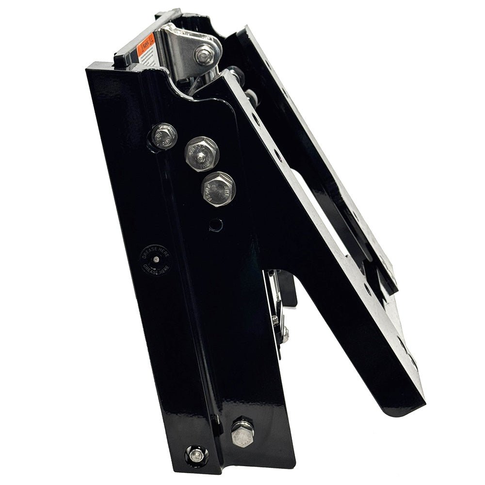 Bob's Machine 4 Hydraulic Action Series Kick-Back Jac - Powder Coated Gloss Black [100-105102P-PCGBLK] - Houseboatparts.com