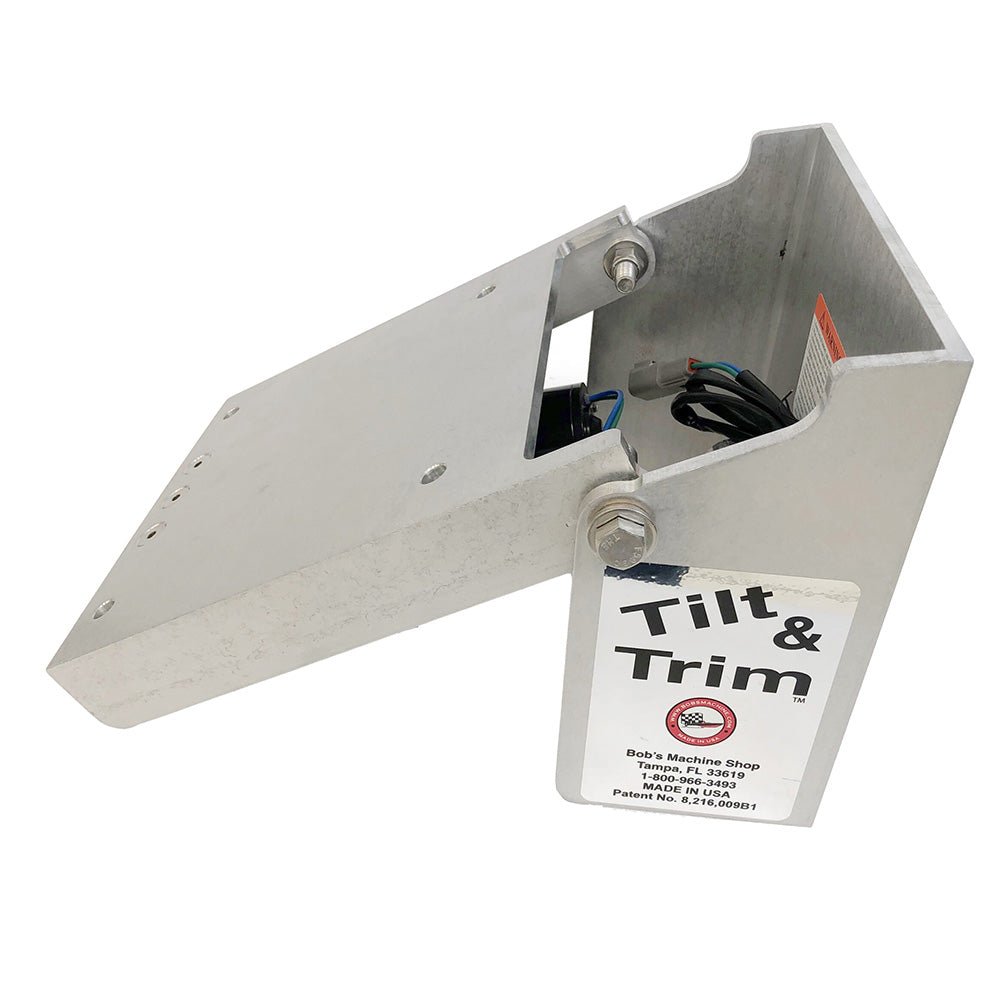 Bob's Machine Action Series Tilt Trim f/Clamp on Motors - Silver - 30HP [100-701100-NOPC] - Houseboatparts.com