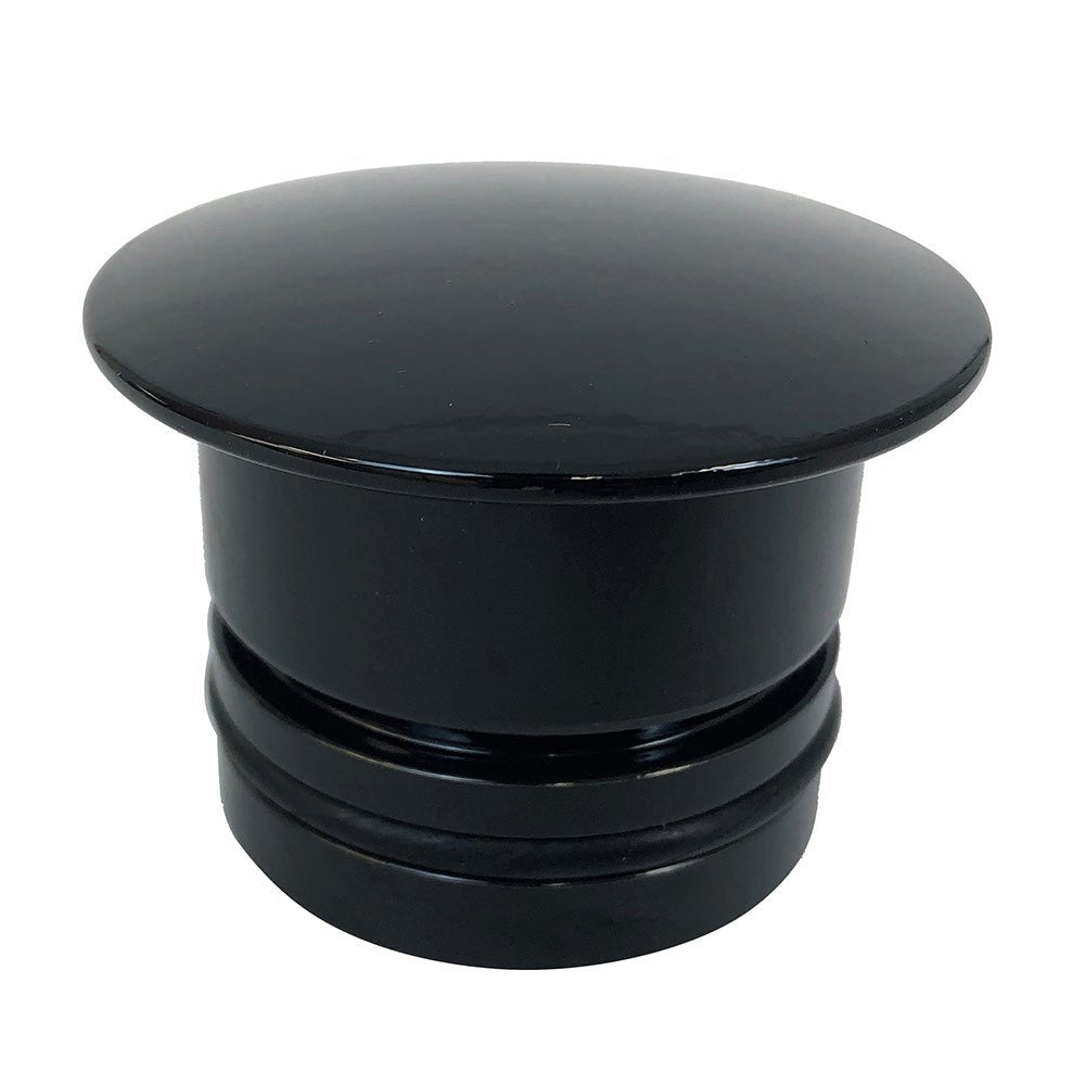 Bob's Machine Deck Plug - Pedestal Seat Plug 1.77" Hole - Black [311-000001-PCGBLK] - Houseboatparts.com