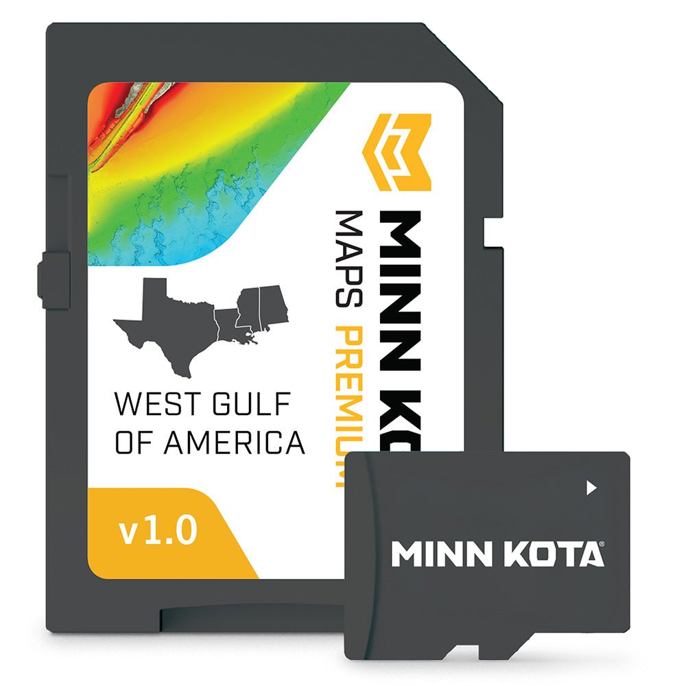 Minn Kota Maps Premium - West Gulf of America v1.0 [602026-1] - Houseboatparts.com