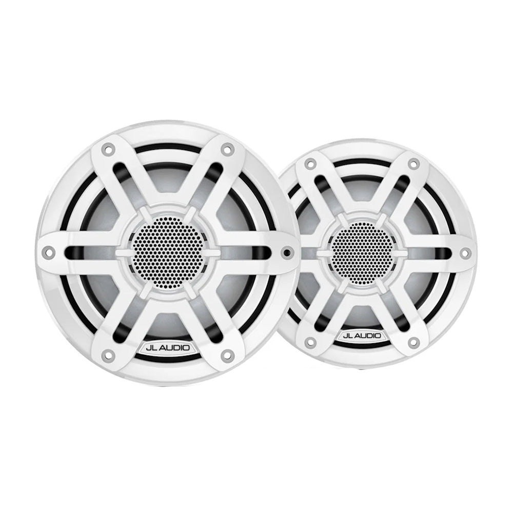 JL Audio M200 Marine Speakers 6.5" w/White Sport Grille [010-04753-00] - Houseboatparts.com