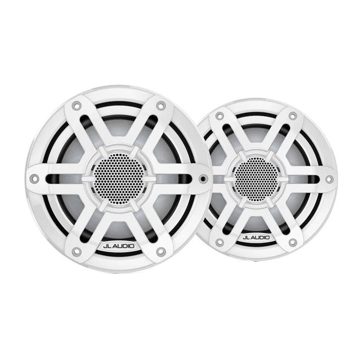 JL Audio M200 Marine Speakers 6.5" w/White Sport Grille [010-04753-00] - Houseboatparts.com
