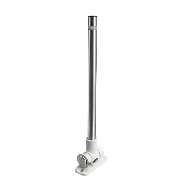 Perko 14" EZ Fold C-5 All-Round Navigation Light - Fore/Aft Rotation - White [1066DP1WHT] - Houseboatparts.com