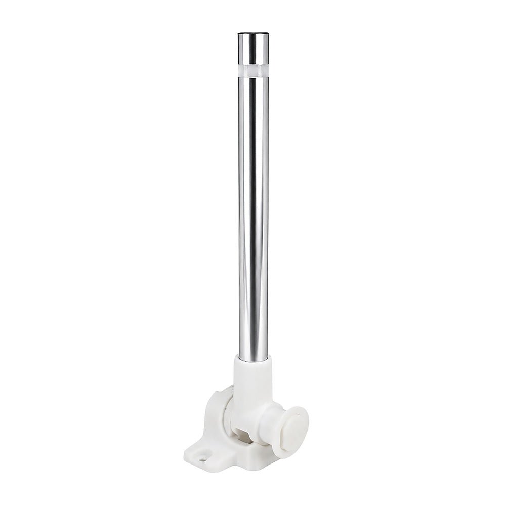 Perko 14" EZ Fold C-5 All-Round Navigation Light - Port/Starboard Rotation - White [1067DP1WHT] - Houseboatparts.com