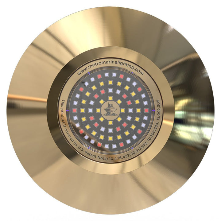 Metro Marine Thru-Hull Full Spectrum RGBW Round Fixture Underwater Light - 120 Degree Beam Angle [F-THR4-FS-120] - Houseboatparts.com