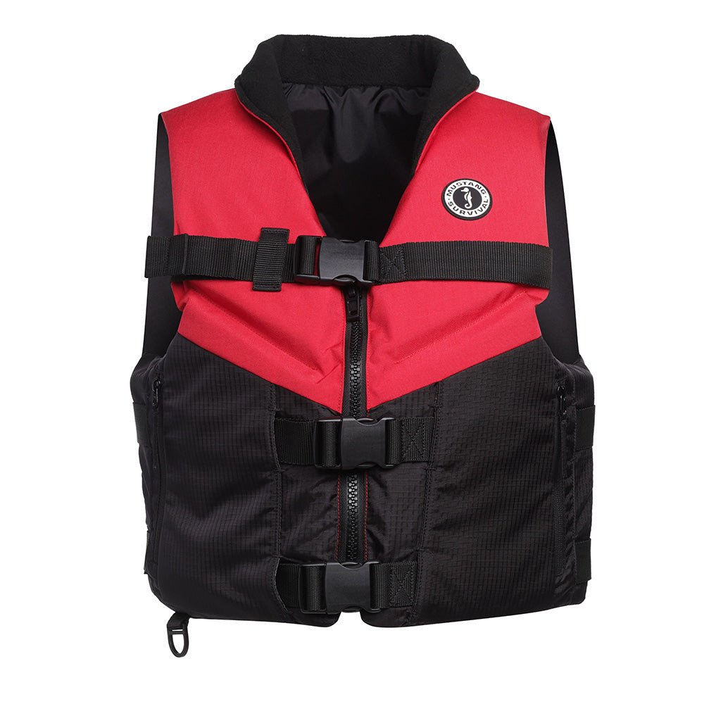 Mustang Accel Foam Vest - Red/Black - Large [MV4627-123-L] - Houseboatparts.com