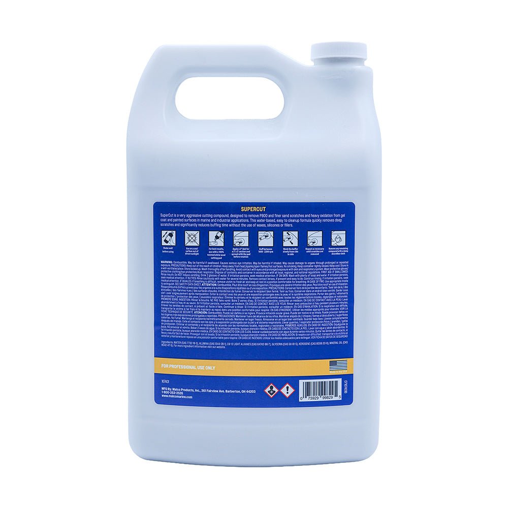 Malco SuperCut Compound - 1 Gallon *Case of 4 [167401CASE] - Houseboatparts.com