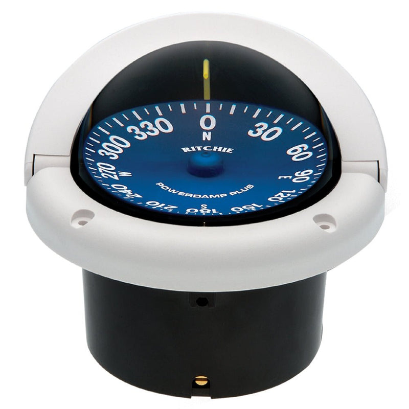 Ritchie SS-1002W SuperSport Compass - Flush Mount - White [SS-1002W] - Houseboatparts.com